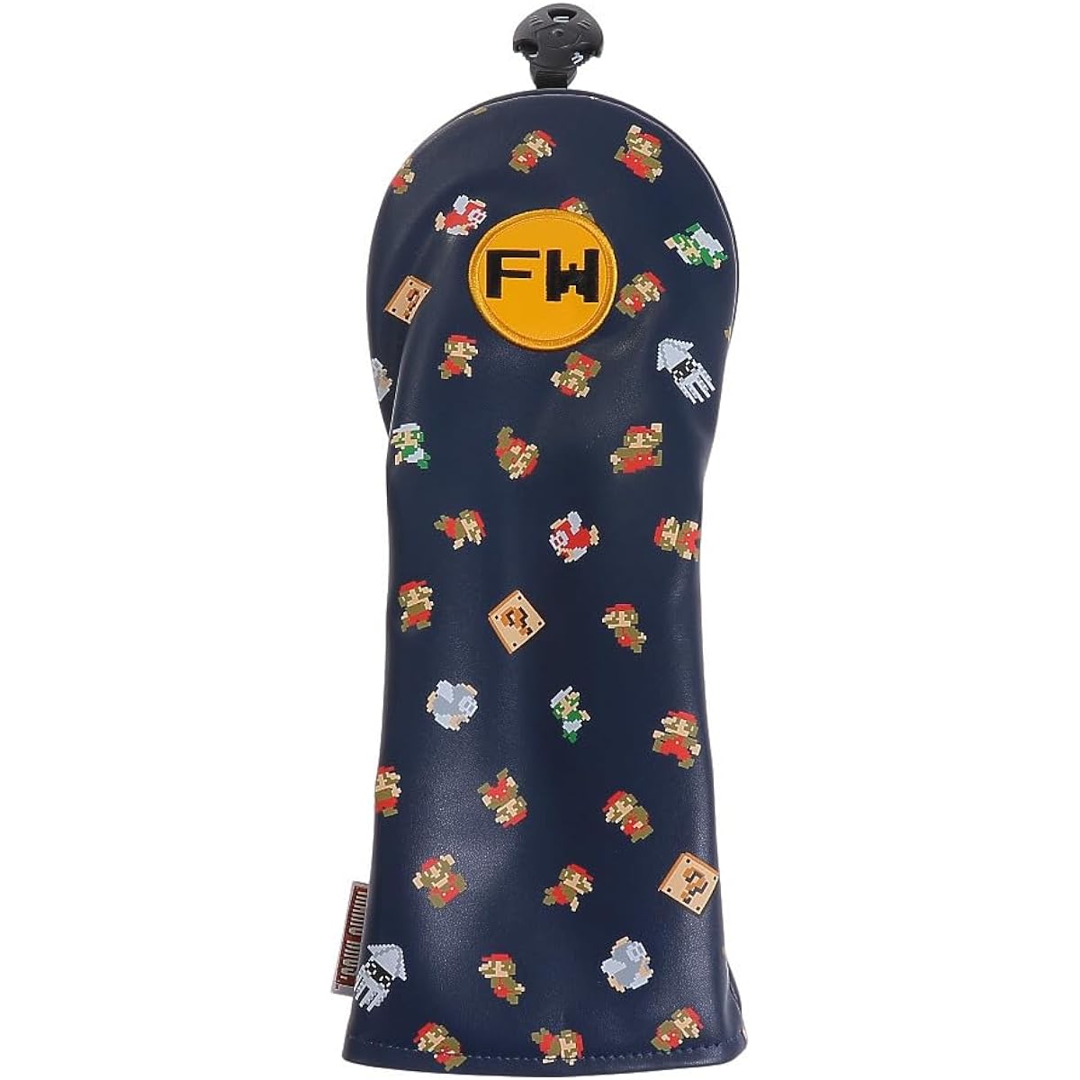 Enjoy Caddie Bag (Enjoy Caddy Bag) Super Mario Bros. Super Mario Bros. Head Cover for FW SBHF002 Navy