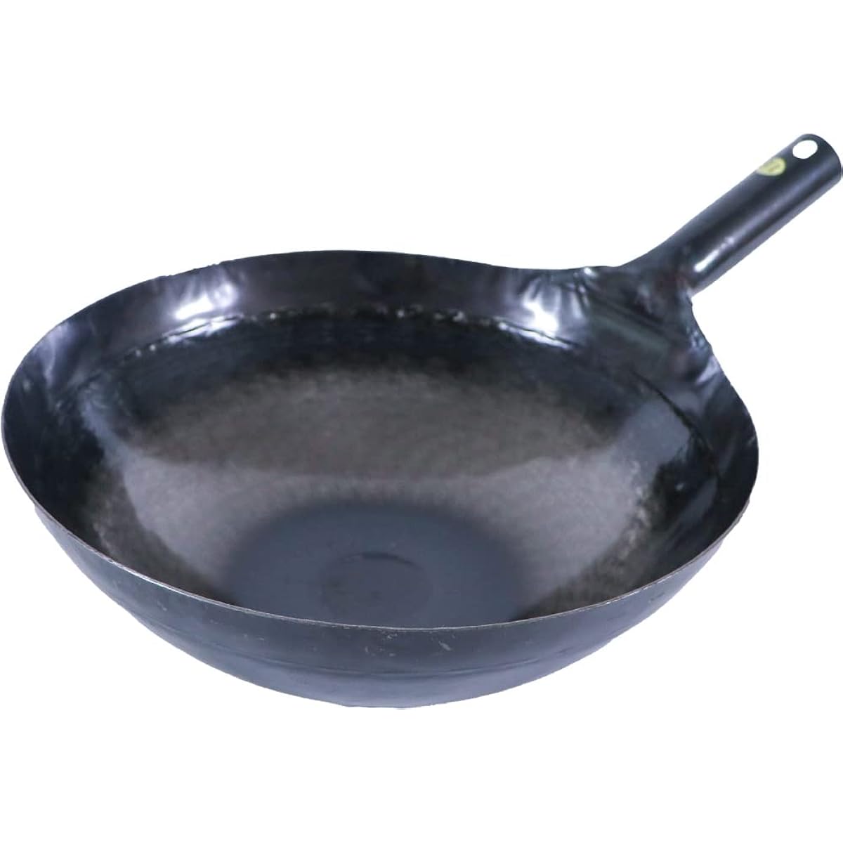 Yamada Industries One Hand Wok 33cm Plate Thickness 1.6mm Commercial Iron Pot Integrated Type Iron Hammered One Hand Wok 001043