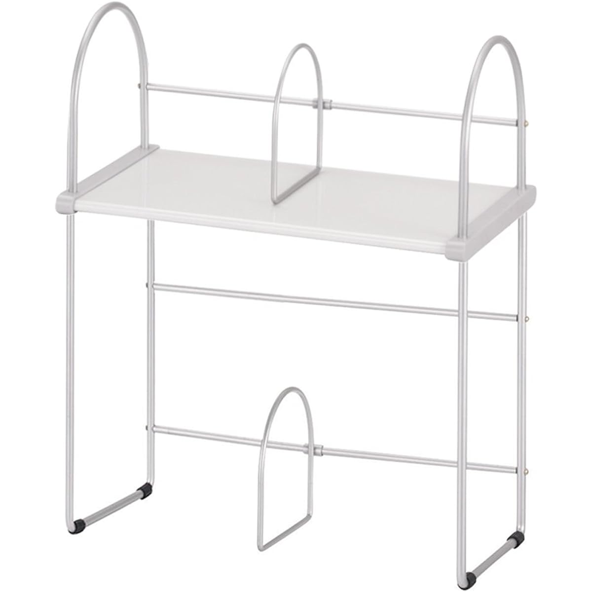 Lion Office Desk Rack High Rack 2 Tiers 450mm W-450 Light Gray