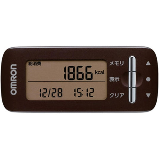 OMRON Activity Meter Calorie Scan Brown HJA-306-BW