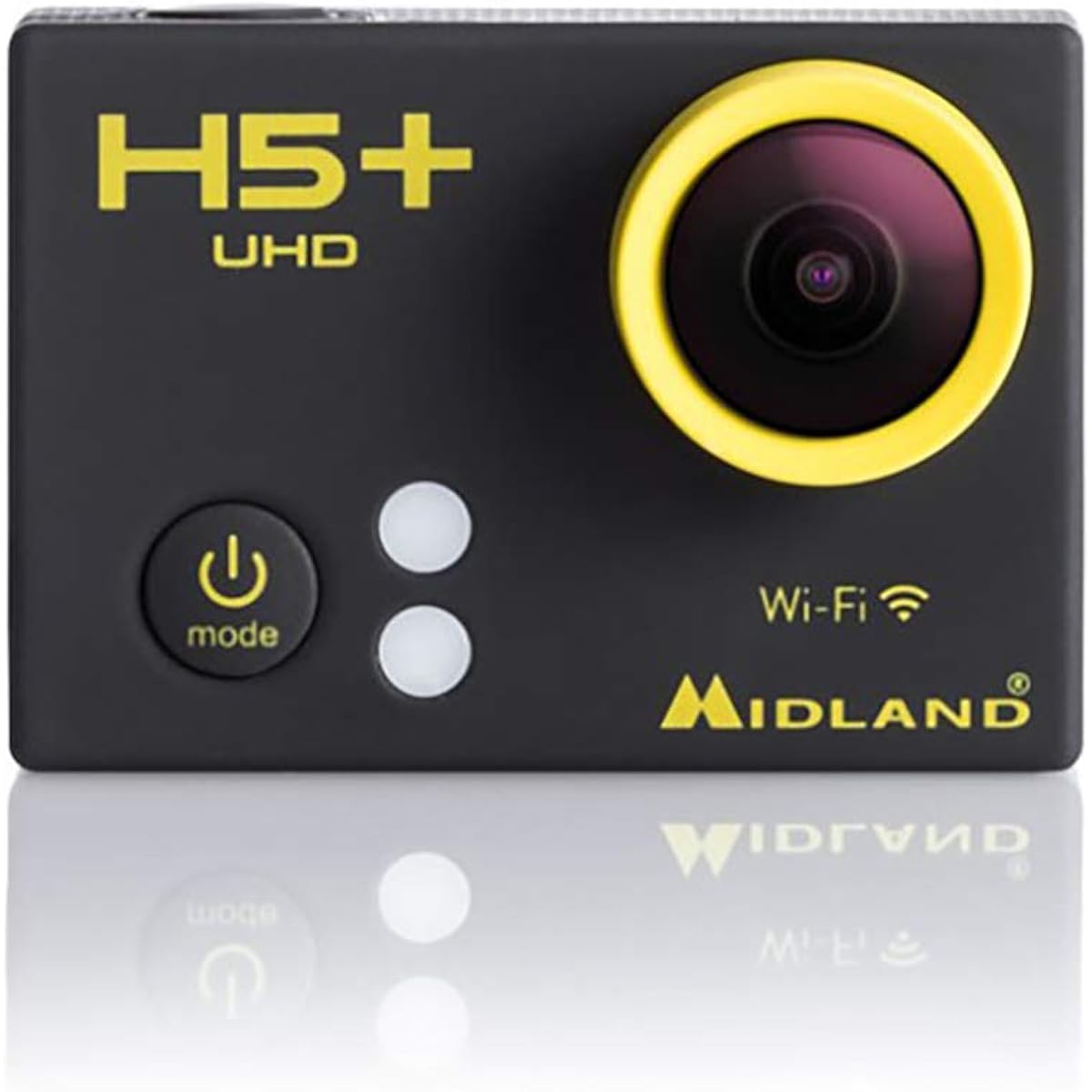 MIDLAND H5+ action camera (parallel import product) waterproof case, various mounts included, compact camera