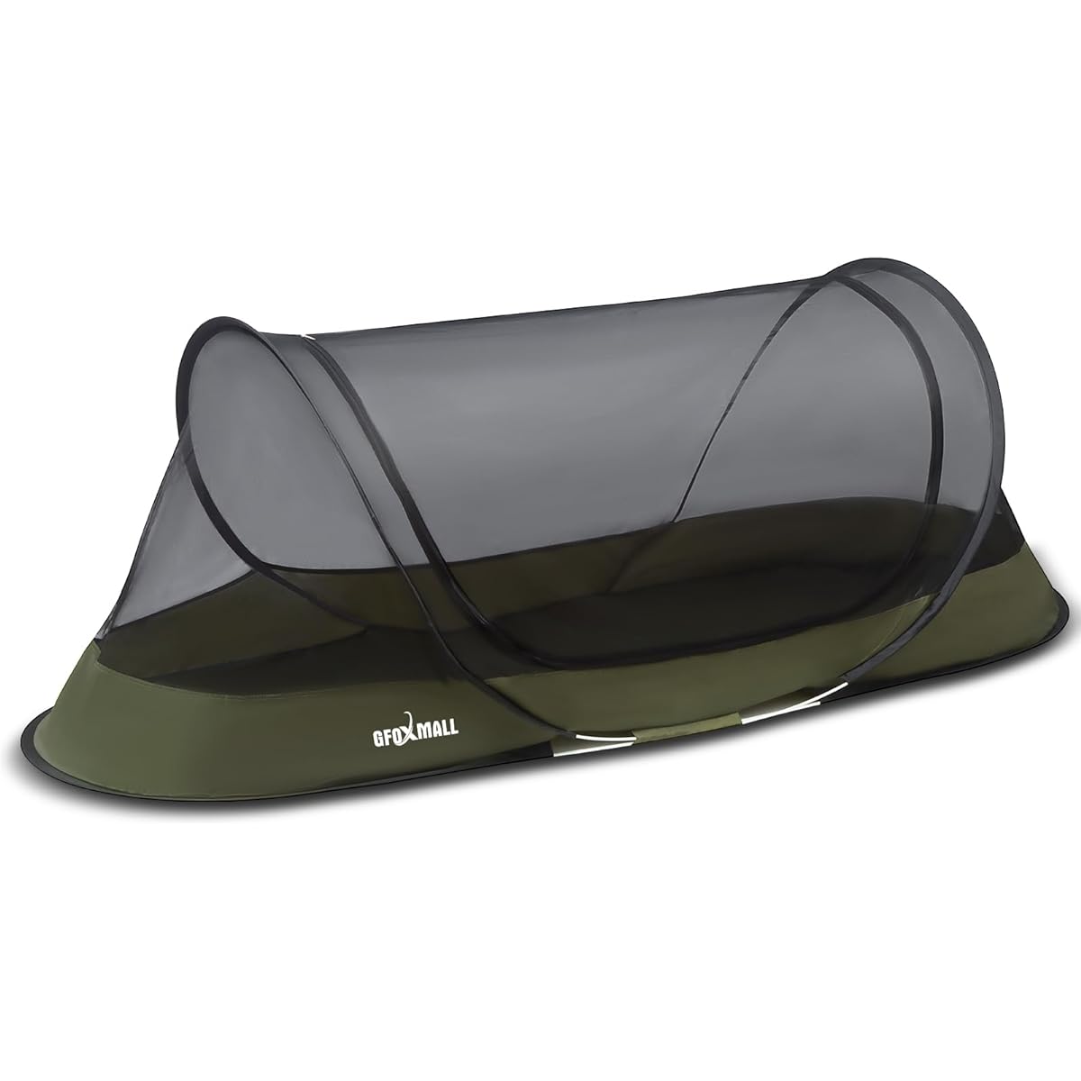 Gfoxmall Pop-up Tent, Inner Tent for 1 Person, Lightweight, Solo Camping, Pop-up Mesh Tent, Camping, Outdoors, Sleeping in the Car, Mosquito Net, Mosquito Net