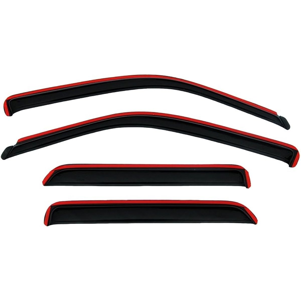 Auto VentShade194853 Inchannel Vent Vent Visor Side Window Dowa, 4 Piece Set