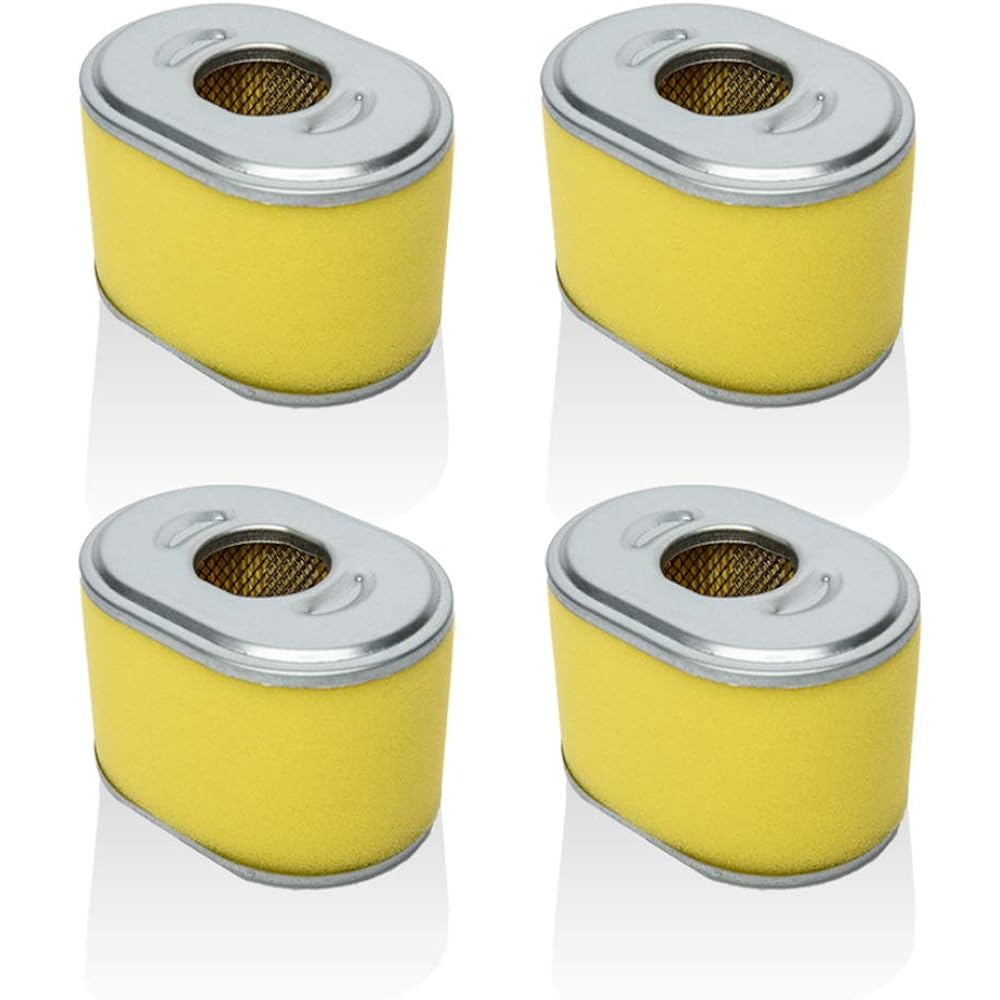 HEYZLASS Air Filter 4 Pack 17210-ZE1-505 Compatible with Honda GX160 GX200 GX140 Engine OEM Air Cleaner, etc. Includes Pre-Filter