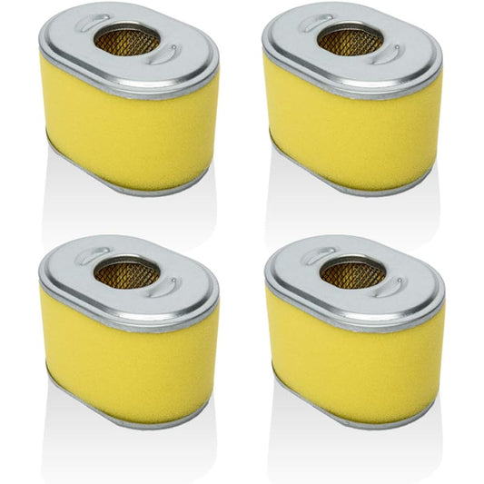 HEYZLASS Air Filter 4 Pack 17210-ZE1-505 Compatible with Honda GX160 GX200 GX140 Engine OEM Air Cleaner, etc. Includes Pre-Filter