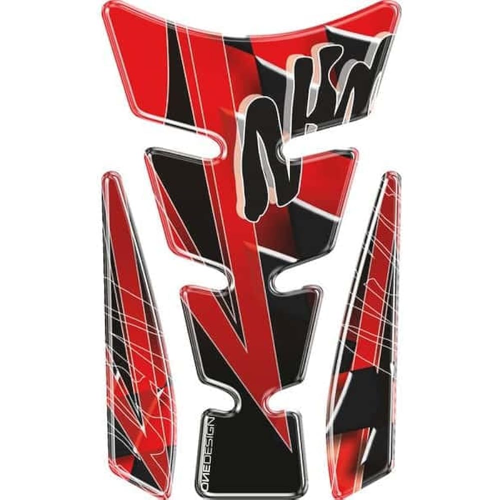 Puig 4721R Tank Pad TANK PADS WINGS [NIN RED] puig-4721r 4721r