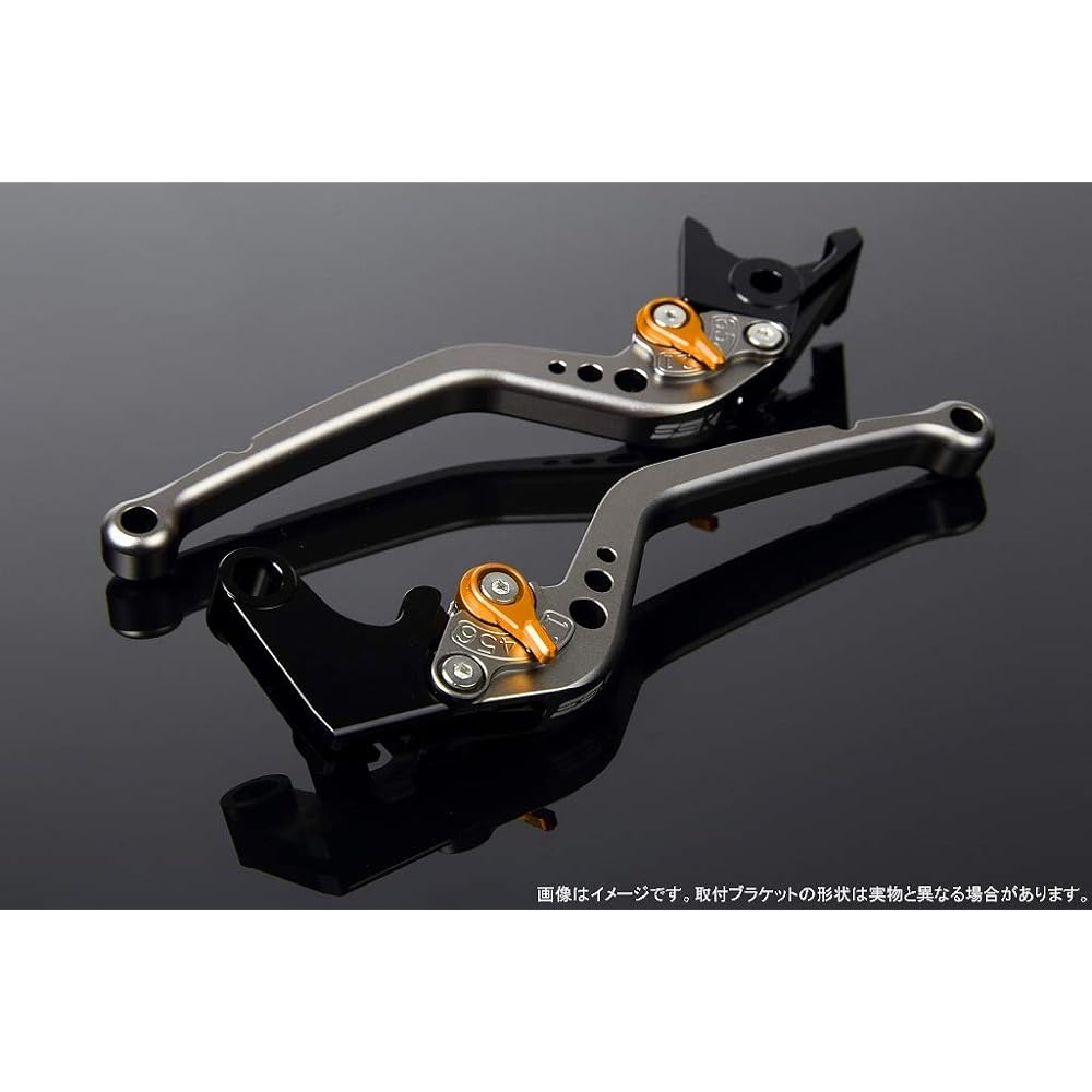 SSK Adjust Lever Standard Long Lever Color: Matte Titanium Adjuster Color: Matte Gold LVBM047TM-GD