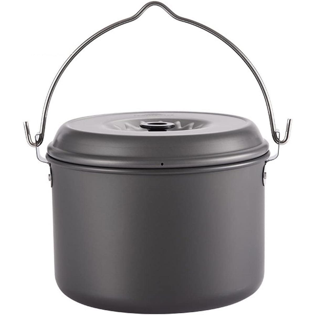 camping moon camping moon aluminum hanging pot medium aluminum pot aluminum pot 4.0L MC230 gray