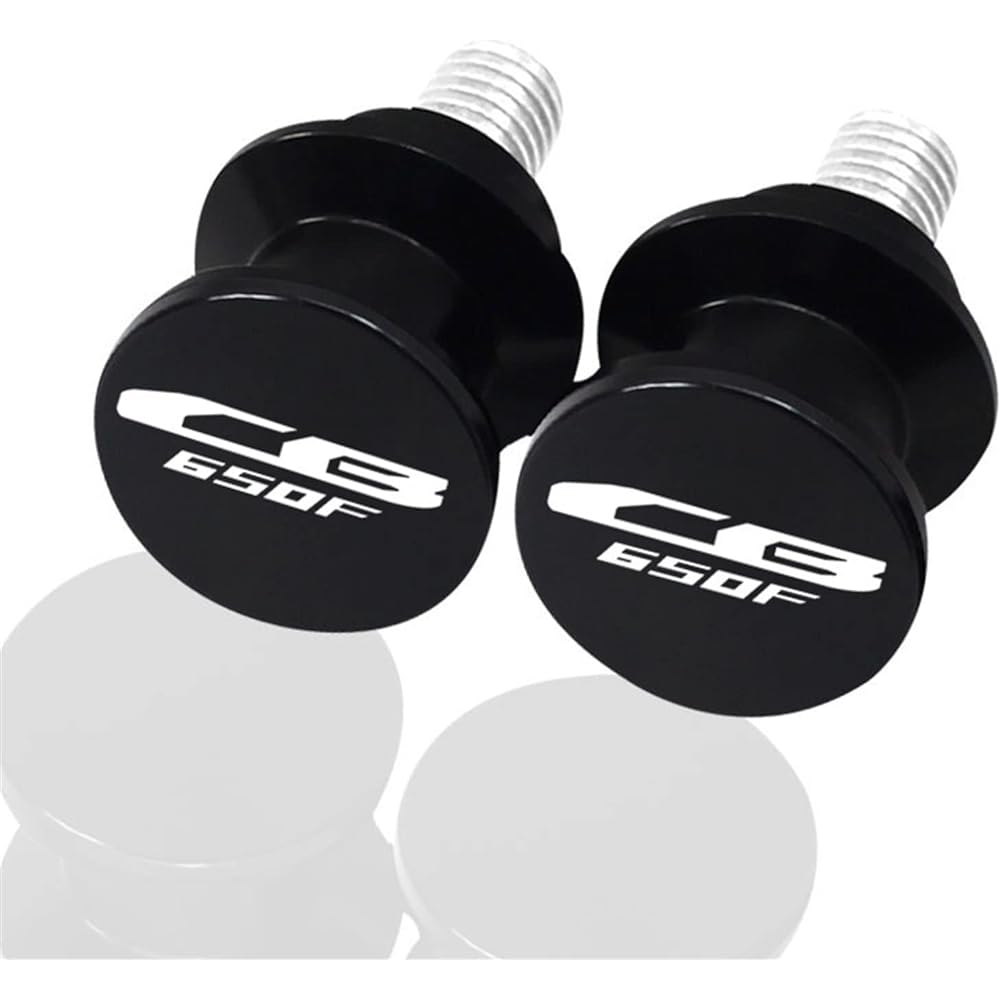 Uminino Motorcycle Swingarm Slider Spool Swingarm 8mm Stand Screw CB650F CBR650F CB650 F CBR 650F Cb650r Cbr650f 2014-2018 Swingarm Slider Spool (Size : CB650F Black)