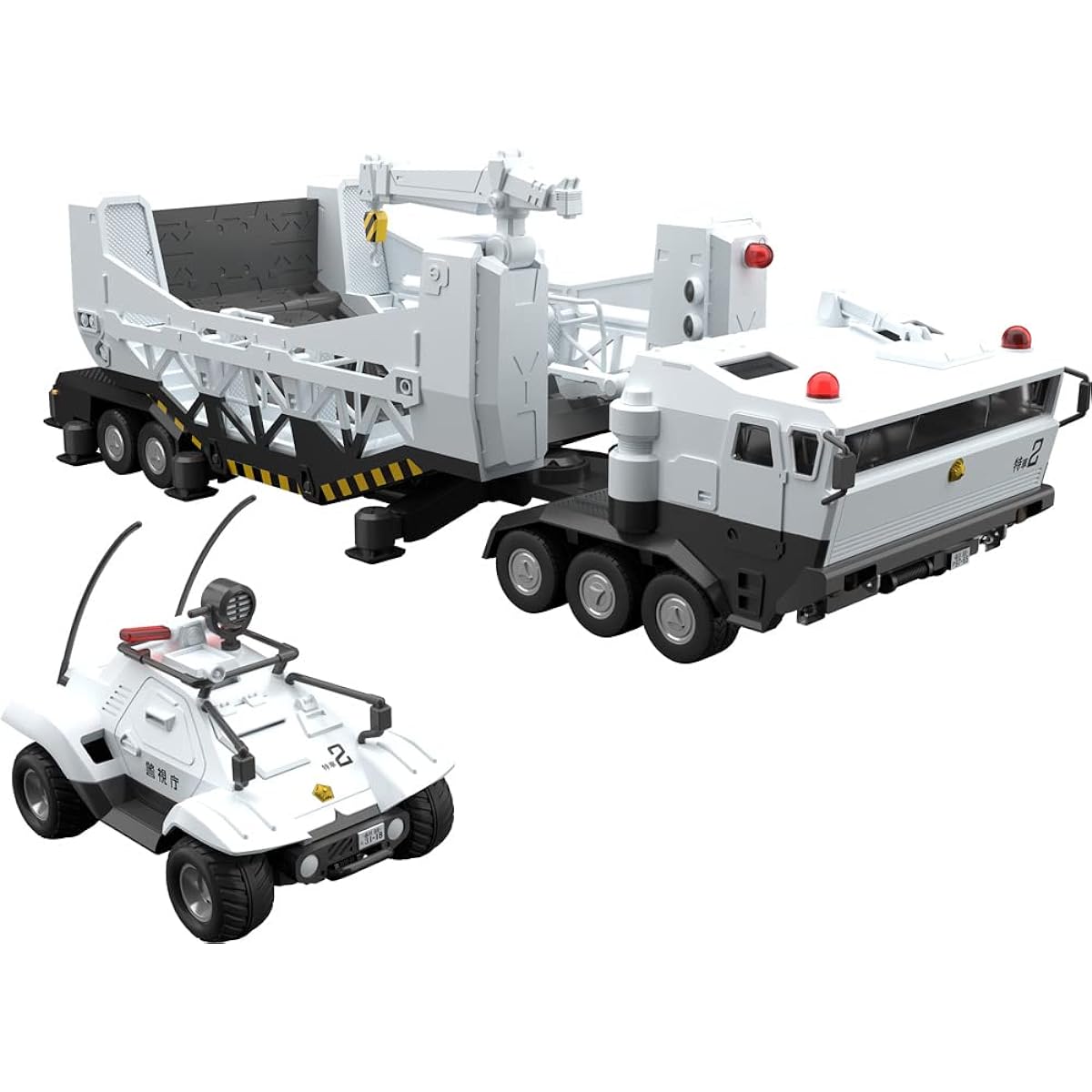 MODEROID Mobile Police Patlabor Type 98 Special Command Vehicle & Type 99 Special Labor Carrier 1/60 Scale Assembled Plastic Model Resale
