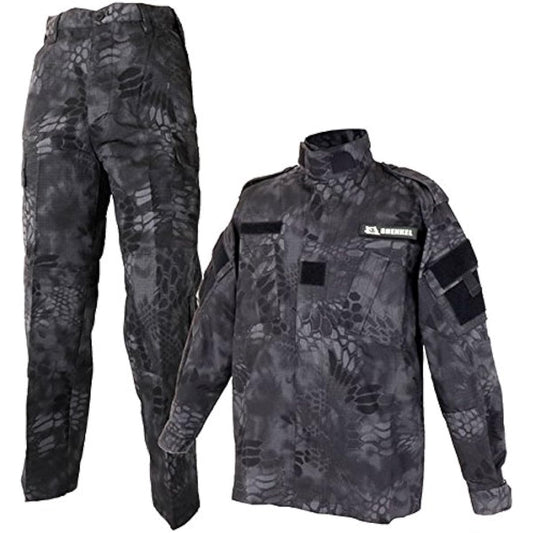 [SHENKEL] Camouflage clothing top and bottom set S Taifun bdu-kty02-S