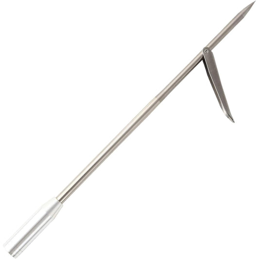 Ultimate Dive Single Forest Tip Feather (30cm / Made of Stainless Steel, Penetrating Power, Large Barb to Keep Fish from Missing (Rust-Proof Treatment/Thread Diameter 8mm), Fish Throat, Spearfishing, Ultimate Dive