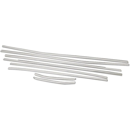 YOURS: 80 Series Noah Voxy Early/Late Weather Strip Mall Garnish 8PCS [Material: Stainless Steel] 80 NOAH VOXY Toyota y011-1996 [2] S