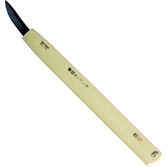 Kawasei Hamono Kogyo Professional Chisel CV8 Raw Paper 12mm Body: Depth 1.5cm Body: Height 22cm Body: Width 2.1cm