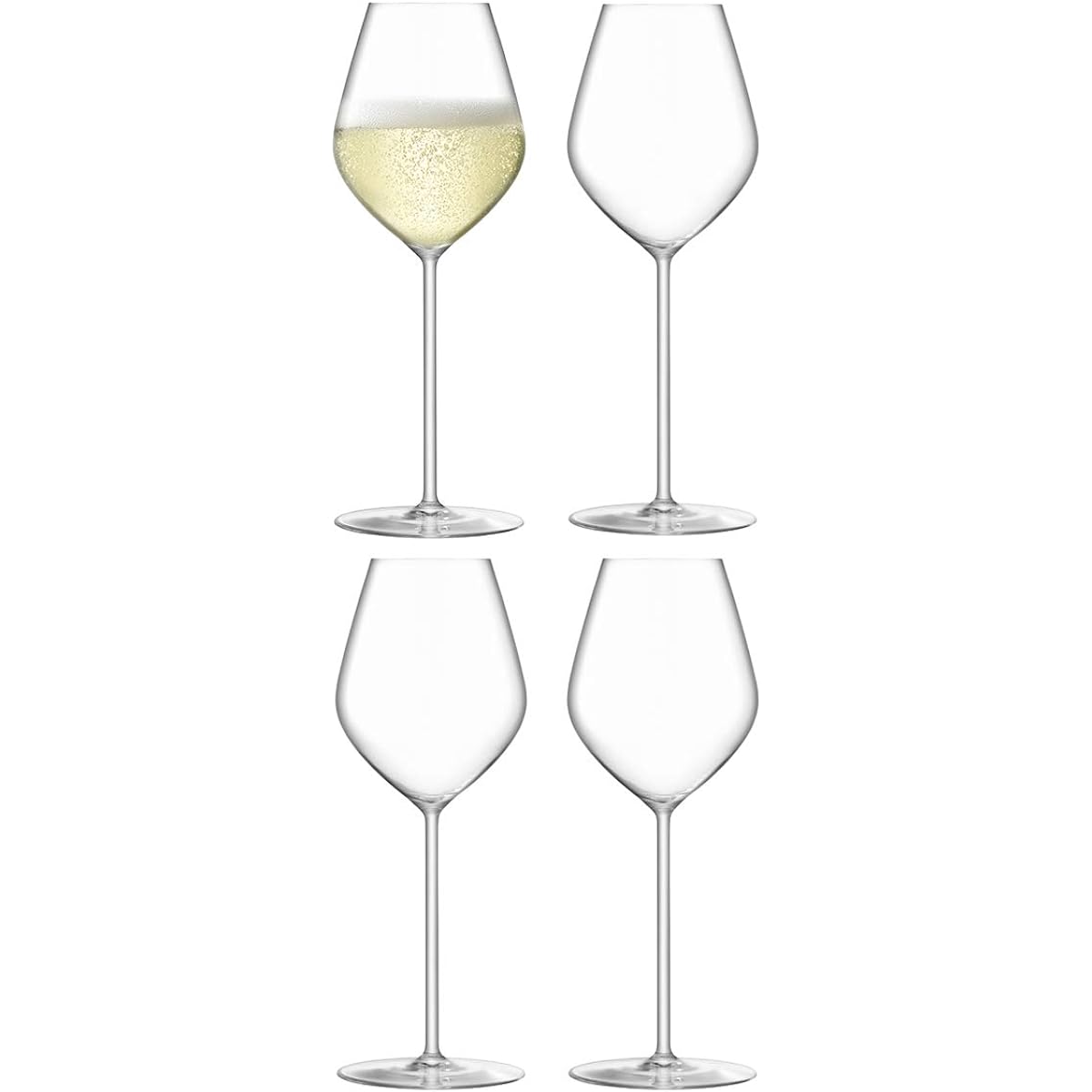 LSA Glass Borough Champagne Glass x 4 G1620-10-301
