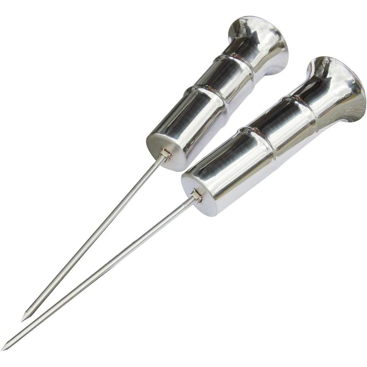 [For Graves] Hanatate N58 Ground Sashimi for Graves, Made of High Quality Stainless Steel, Set of 1 to 2, Type that is inserted directly into the ground N-58JI [ST Craft]