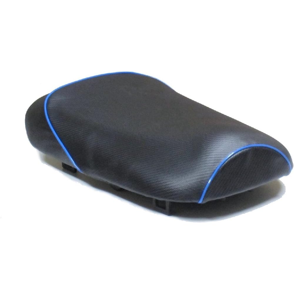 RinParts Carbon Pattern Seat Cover for Zoomer Piping Blue 1116465