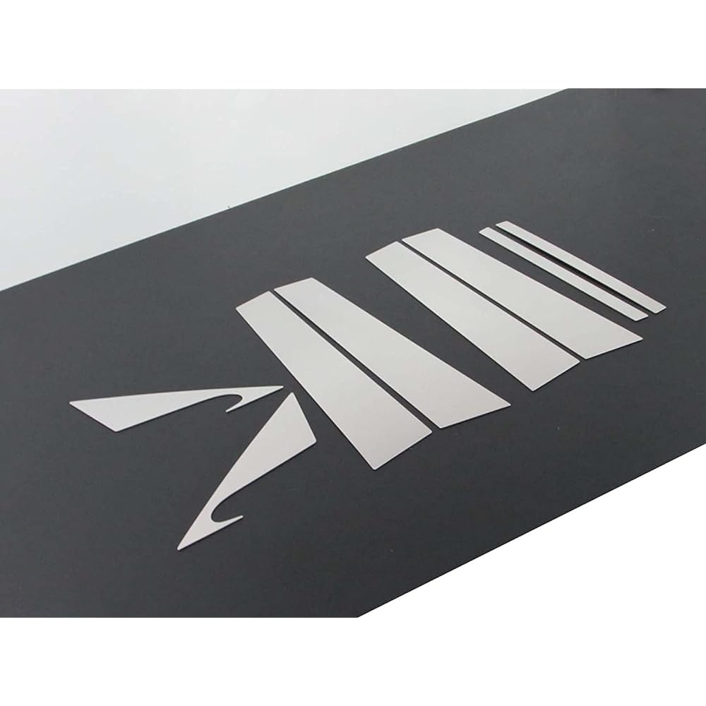 BRIGHTZ Skyline V36 4 Door Super Mirror Stainless Plated Pillar Panel No Visor 8PC [PIL-SIL-203] NV36 KV36 PV36 NV KV PV 36