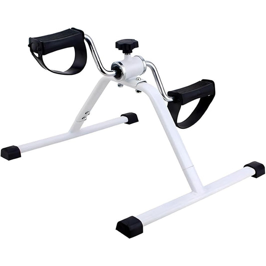 Fitness Bike, Quiet, Small, Mini Exercise Bike, Rehabilitation Bike, Rehabilitation, Relieve Lack of Exercise, Home, Indoors, Elderly People, Bicycle Pedal, Training Machine for Arms and Legs, Respect for the Aged, Gift for the Elderly (White)