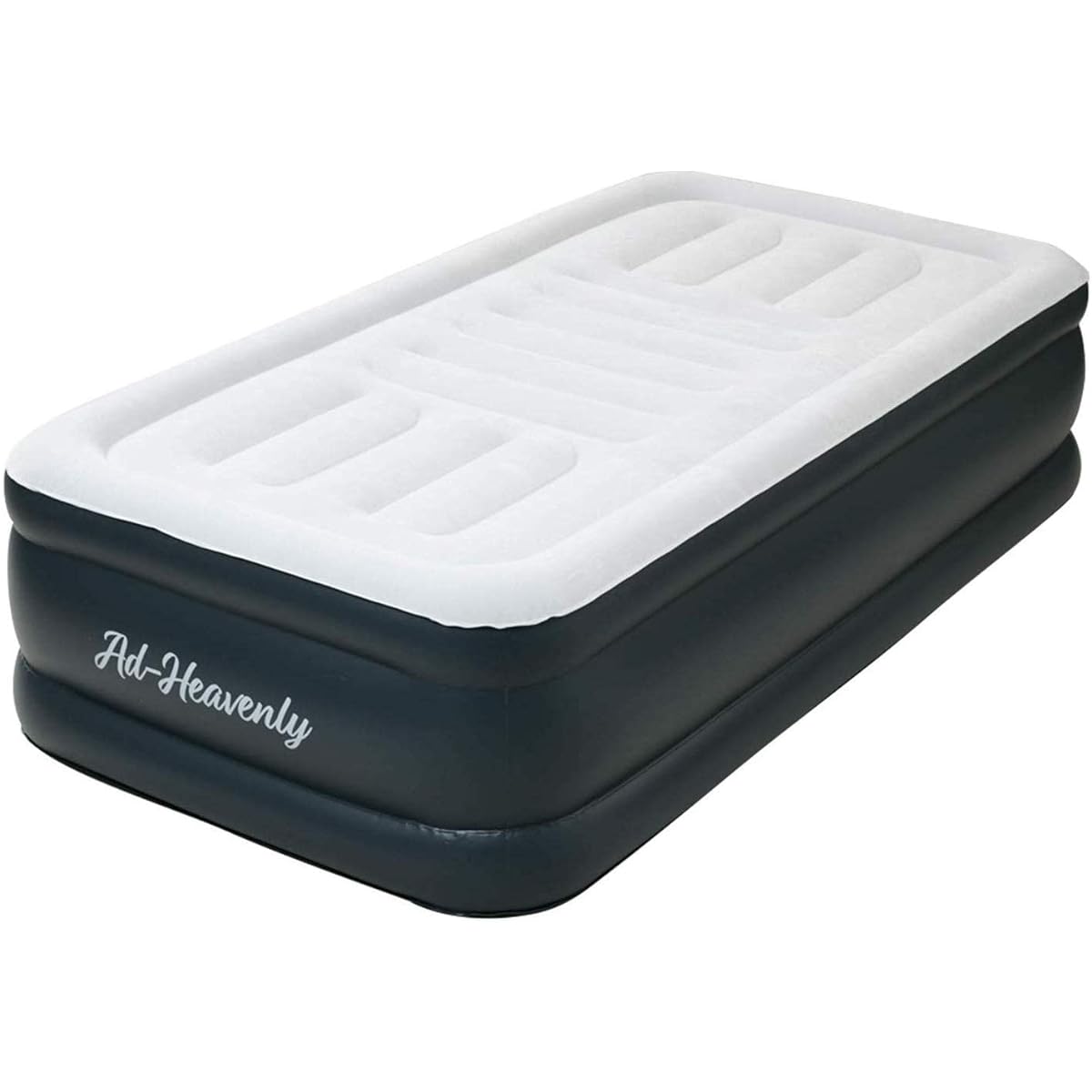 YAMAZEN Thick Air Bed (Single) [Gray/Navy] DXA-002