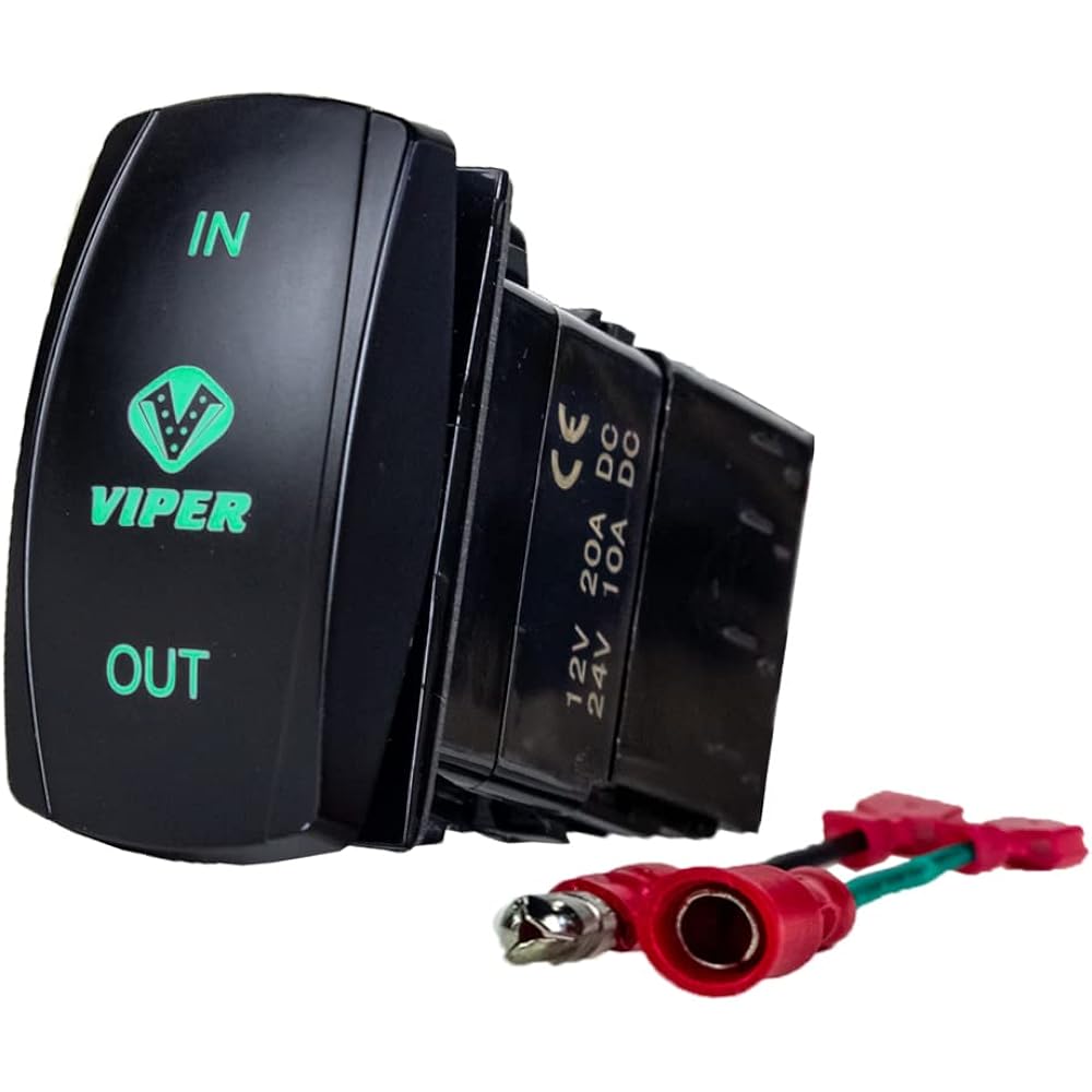MotoAlliance Viper ATV/UTV Winch Flash Mount Dash Switch