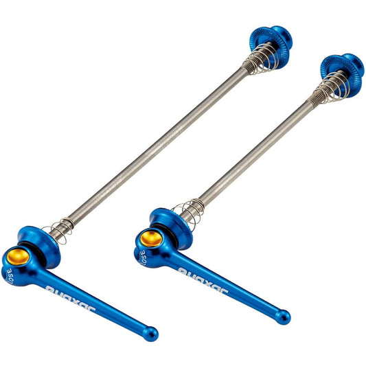 Quasar QRTi01 Titanium Road QR Titanium Shaft/Aluminum Lever Front and Rear Set Blue (54938000)