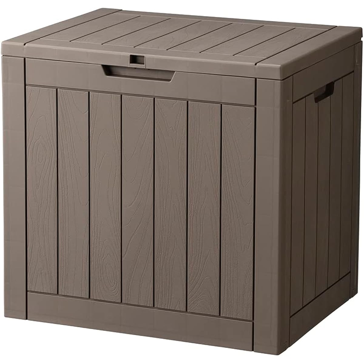 Tenma Wood Grain Resin Stocker Capacity 118L Gray