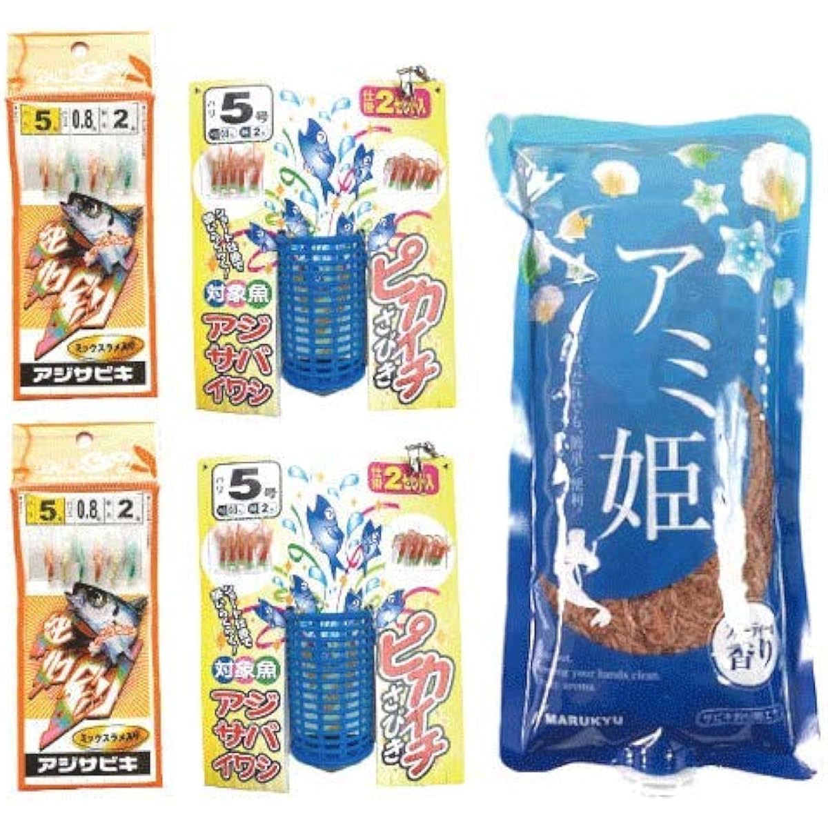 Fishing equipment TEN Sabiki fishing tackle 1DAY pack (Sabiki tackle spare hook Amihime one day use pack Sabiki fishing beginner)