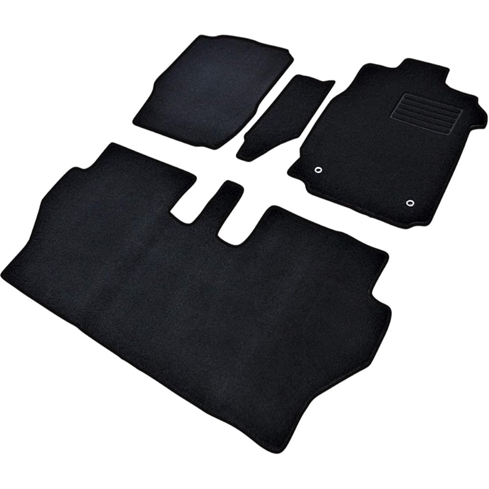 Fenice Car Mat Floor Mat Domestic Production (Daihatsu Wake/Toyota Pixis Mega) <2WD> Black Anti-Slip Shape Resistant to Slip Car Mat (Car Parts Specialty Store)