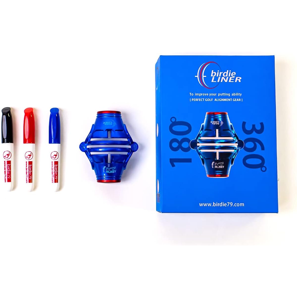 Birdie Liner Draw a 360° line on the golf ball EDSIONGOLF Birdie Liner Line drawing