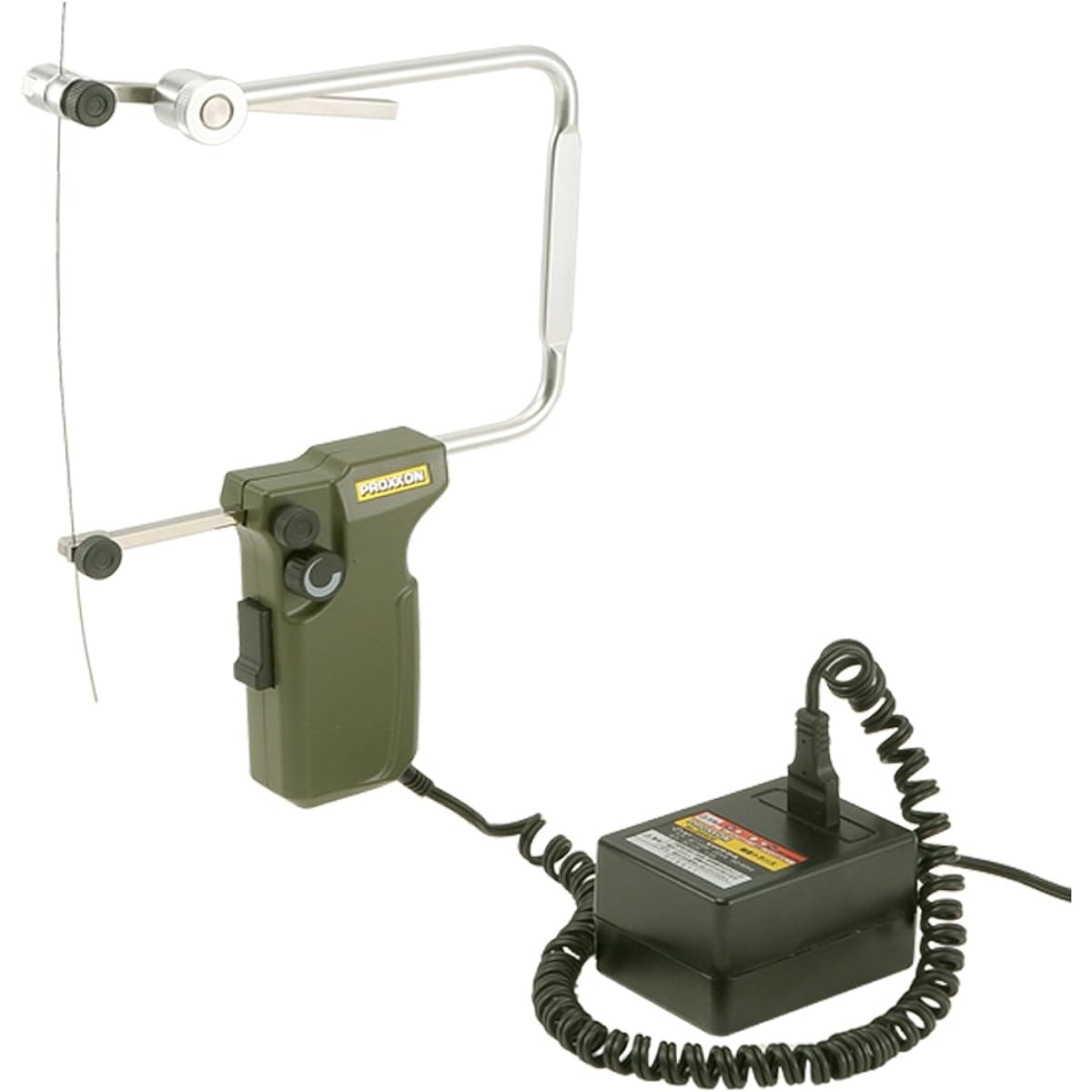 PROXXON Hand Styrofoam Cutter HSE Cuts Styrofoam by changing nichrome wire into any shape [Temperature adjustable] No.27185