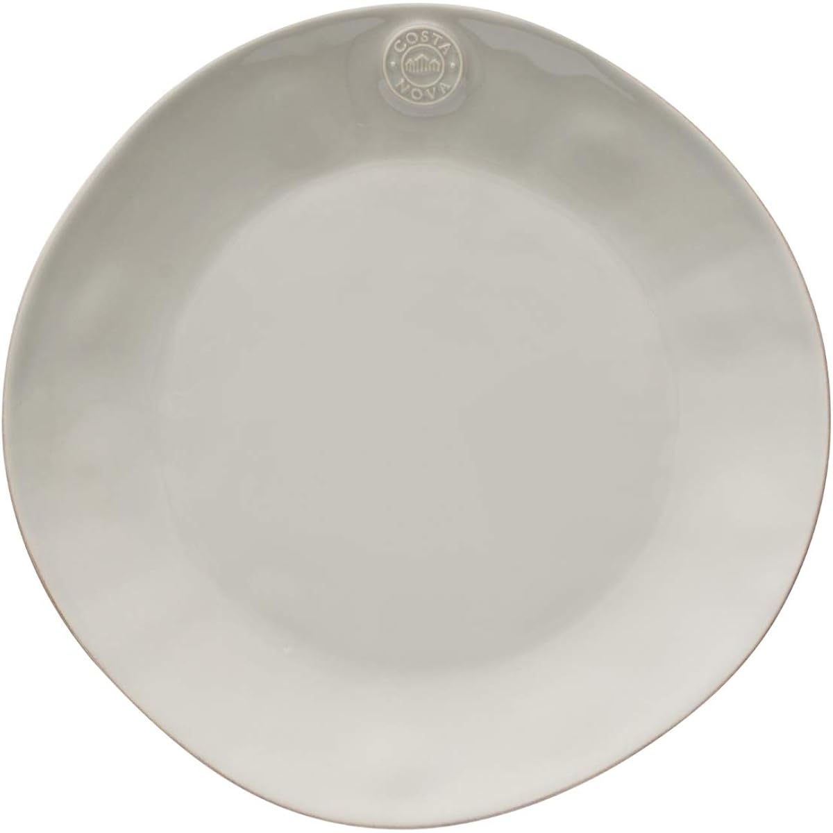 [Regular Imported Product] Costa Nova Nova Plate Large Plate Charger Plate Approx. 33cm Sand Gray Dishwasher Safe Microwave Safe NOP331SG