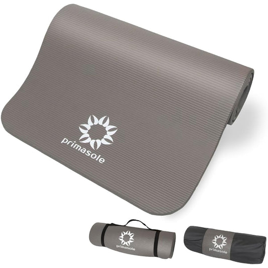 Primasole Yoga Mat 10mm 15mm Training Mat Thick Wide Exercise Mat Fitness Pilates Muscle Training