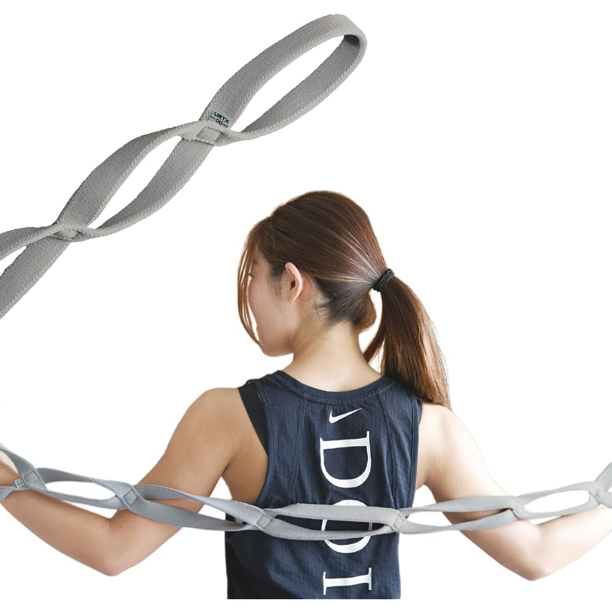 VRTX Multi Band Stretch Muscle Training Good Elasticity Easy to Hook Multi-loop Shape Adjustable Length Pilates Yoga Stiff Shoulders