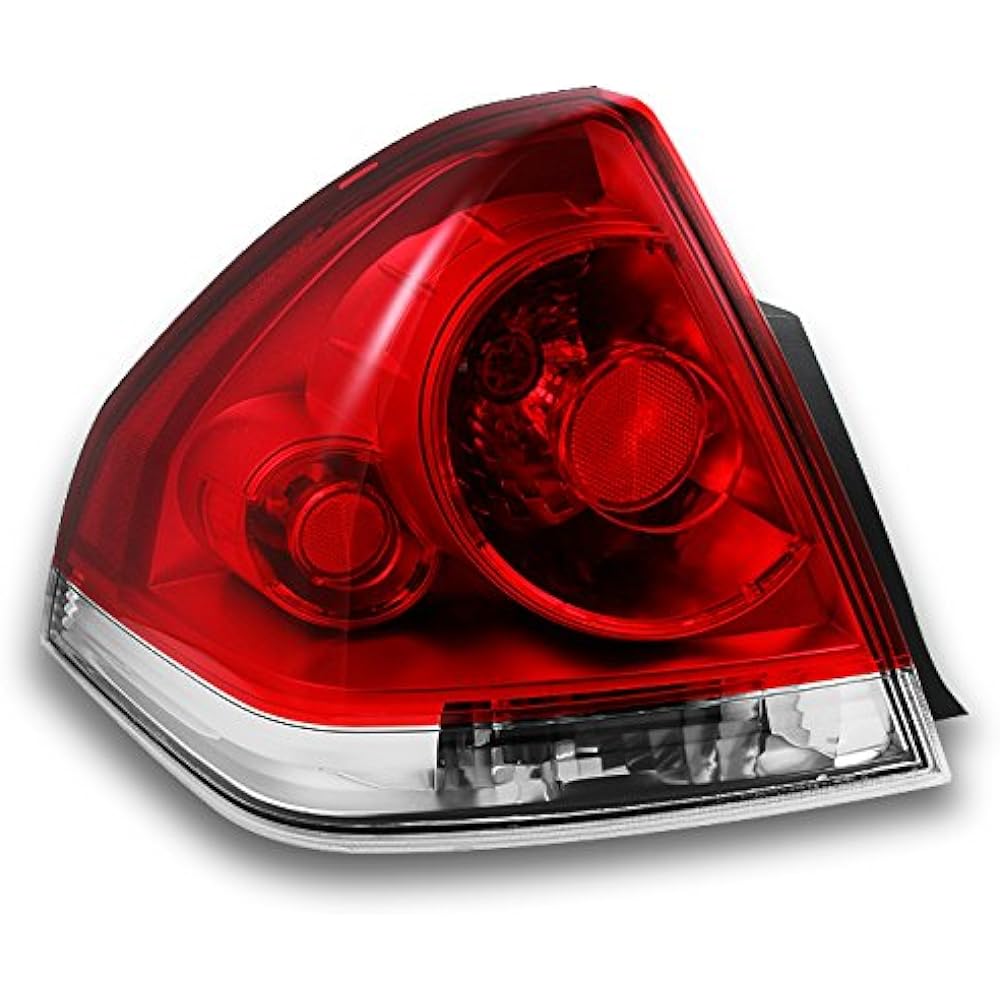 Akkon - Chevrolet Impala replacement Red Clear Tail Light Driver Reliable Lamp