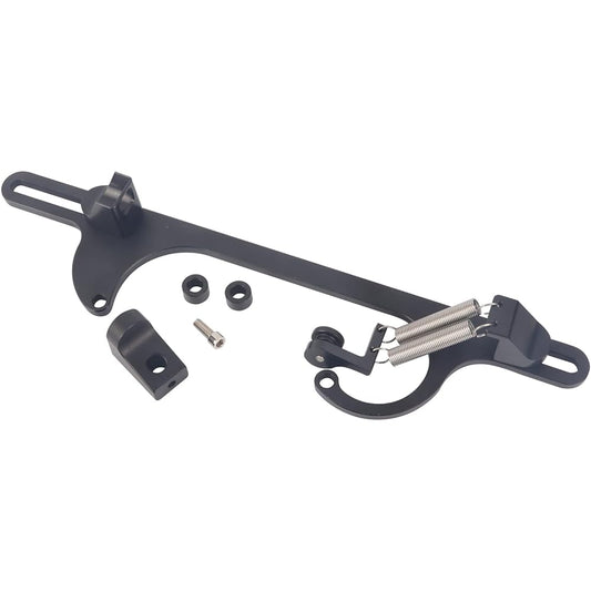 ZZDSNJ Aluminum 4150 4160 Series Throttle Cable Bracket Carburetor Black