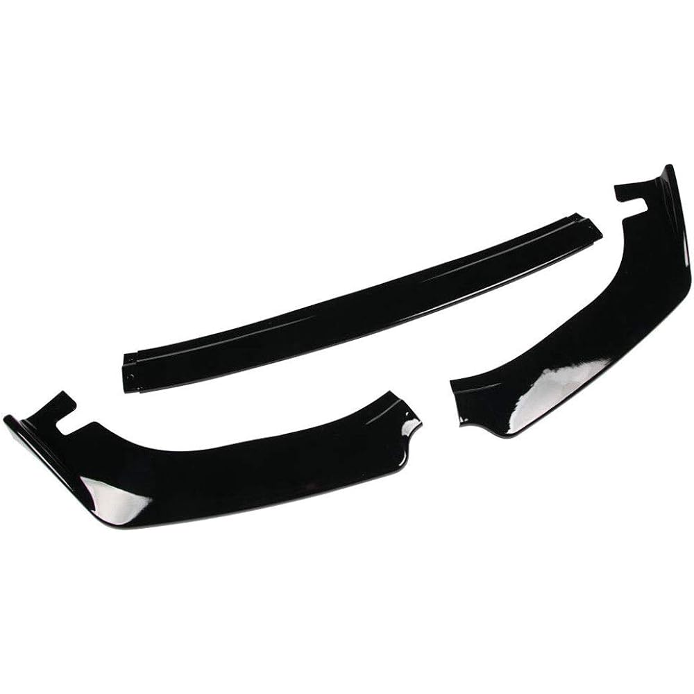 IKON Motorsports Front Bumper Lip 2014-2016 Lexus IS Base Gross Black Front Lip Under Air Augo Body Kit Spoiler Add-on, 2015