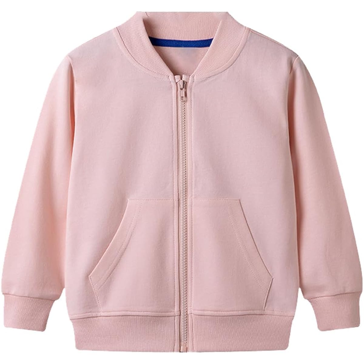 [MARBEINE] Jacket, Kids, Long Sleeve, Girls, Boys, 90-150, Thin, Plain, Spring, Autumn, Children's Parka, Zip-up, No Hood, Parka, Loungewear, Children's Clothes, Sports, Going to Kindergarten or School