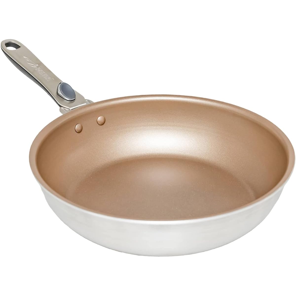 King Frying Pan PENTA (Penta) PFOA Free Non-Stick Non-Stick 28cm x 7.0cm Deep Black Sapphire IH Gas Compatible with Both Compatible with Removable Handle [Single Frying Pan] Ruhru Successor