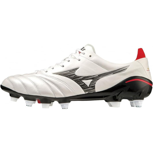 [Mizuno] MORELIA NEO IV JAPAN MIX MORELIA NEO 4 JAPAN MIX P1GC233009 White x Black x Chinese Red Soccer Spikes