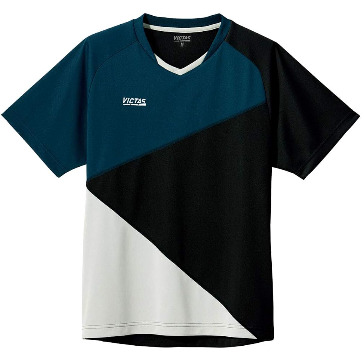 VICTAS Unisex/Junior Table Tennis Shirt Color Block Game Shirt (COLOR BLOCK GS) 612103