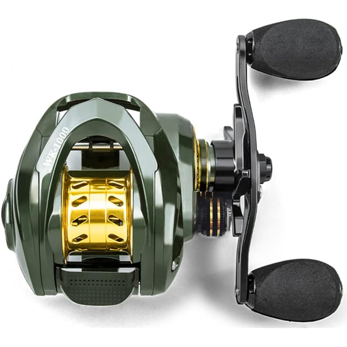 VISPREA Reel Bait Reel Bait Finesse Reel Fishing Reel Lightweight Maximum Drag 8KG Shallow Groove Spool Aluminum Alloy Spool For Sea, Mountain Stream, Fishing Strong Magnetic Brake Long Throw YU236