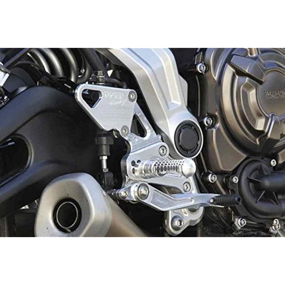 OVERRACING Back Step Aluminum Silver MT-07 (ABS Car Compatible) 51-50-01