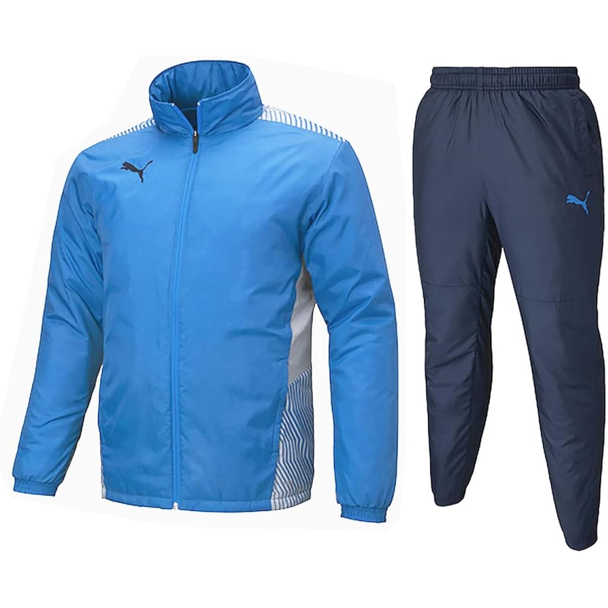 [PUMA] Padded Windbreaker Jacket/Pants Top and Bottom Set 657734/657735 with Hood