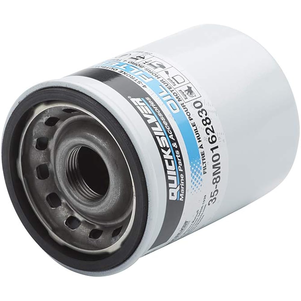 QuickSilver 8m0162830 Oil filter Mercury and Mariner 4 Stroke Outdoor unit 25-115 horsepower