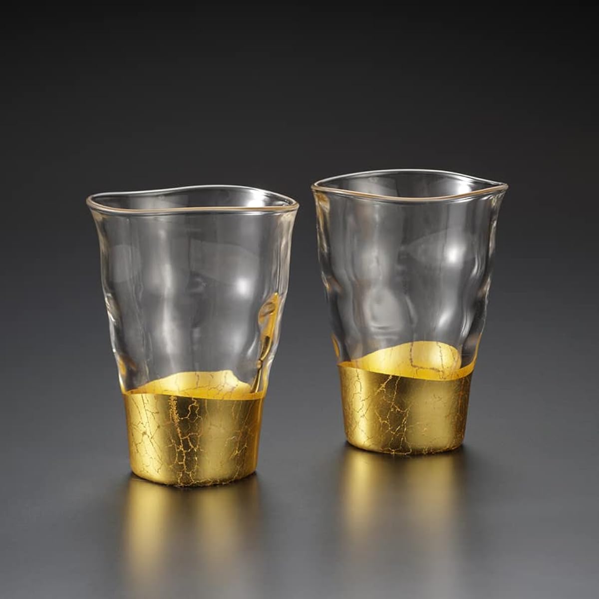[Wrapping with Hakuichi Japanese paper] Kakuichi Sip Glass Set of 2