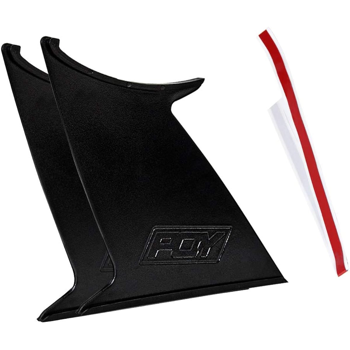 PQY Spoiler Wing Stabilizer 2 Pieces 2015-2019 Subaru WRX STI Sedan Spoiler Wing Stiffor Support Rally with PQY Logo