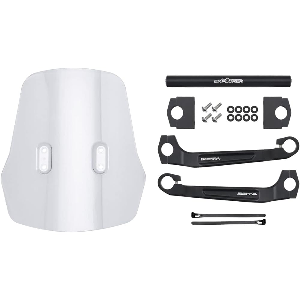 ZETA Explorer Windshield (ZETA Explorer Handlebar Only) Standard Screen Type ZE70-5021