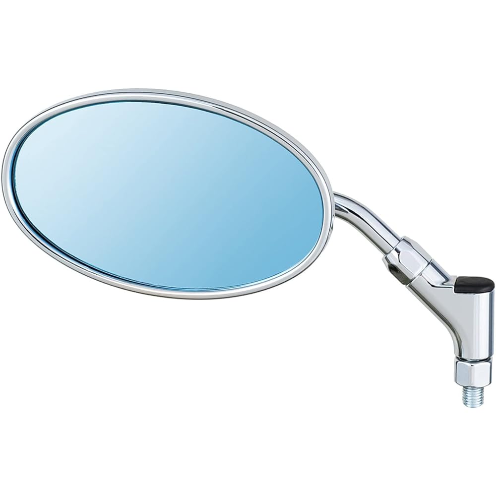 Tanax Bike Mirror Napoleon Classical 3 Mirror Silver Blue Mirror Left and Right Common Thread Diameter 10mm AB3-101-10B