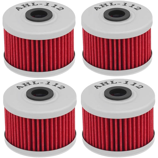 Motorcycle Oil Filter Cleaner for Kawasaki BR125 Z125 KFX450R KL250 KLX110 KLX110L KLX125 KLX140 KLX140G KLX140L KLX250 (Accessories Update) (Color : 4 PCS)